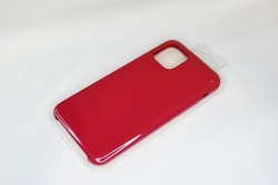 Чехол силиконовый гладкий Soft Touch iPhone 11 Pro, бордовый №35 (36)