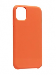 Чехол силиконовый гладкий Soft Touch iPhone 11, кораллово-оранжевый