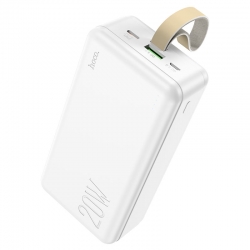 Внешний аккумулятор Power Bank 30000 mAh HOCO J87B Tacer PD20W + QC3.0 power, белый Внешний аккумулятор Power Bank 30000 mAh HOCO J87B Tacer PD20W + QC3.0 power, белый