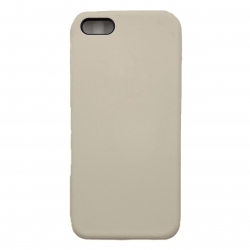 Чехол силиконовый гладкий Soft Touch iPhone 5/ 5S/ SE, слоновая кость №11 Чехол силиконовый гладкий Soft Touch iPhone 5/ 5S/ SE, слоновая кость №11