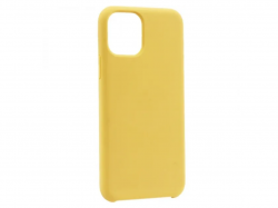 Чехол силиконовый гладкий Soft Touch iPhone 13 Pro Max, желтый №4 Чехол силиконовый гладкий Soft Touch iPhone 13 Pro Max, желтый №4