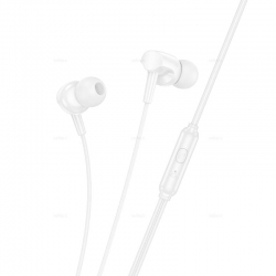 Наушники HOCO M112 Story с микрофоном, белые Наушники HOCO M112 Story с микрофоном, белые