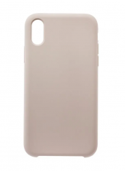 Чехол силиконовый гладкий Soft Touch iPhone XS Max, слоновая кость (№11)