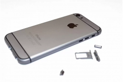 Задняя крышка iPhone 5 под iPhone 6, серебро Задняя крышка iPhone 5 под iPhone 6, серебро