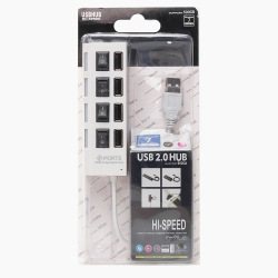 HUB-USB HUB01 4USB, белый HUB-USB HUB01 4USB, белый