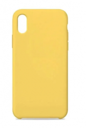Чехол силиконовый гладкий Soft Touch iPhone XS Max, желтый №4,40