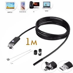 Эндоскоп для смартфона 1280*720 OT-SME12 USB/Micro USB 5 метр Эндоскоп для смартфона 1280*720 OT-SME12 USB/Micro USB 5 метр