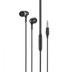 Наушники HOCO M76 Maya universal earphones with mic., черные