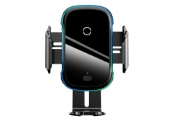 Держатель автомобильный BASEUS Light Electric с беспроводной зарядкой (15W, Qi, два виде крепления)