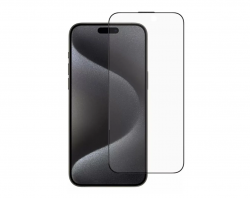 Защитное стекло iPhone 15 Pro Max XMART 9D, черное (тех упаковка) Защитное стекло iPhone 15 Pro Max XMART 9D, черное (тех упаковка)