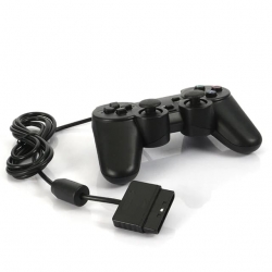 Геймпад игровой проводной для PS2 цвет черный Геймпад игровой проводной для PS2 цвет черный