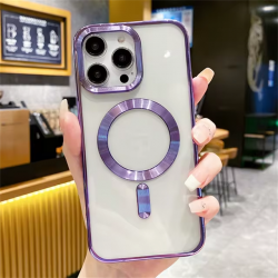 Чехол силиконовый SHOW YOURSELF MagSafe iPhone 16 Pro, фиолетовый Чехол силиконовый SHOW YOURSELF MagSafe iPhone 16 Pro, фиолетовый