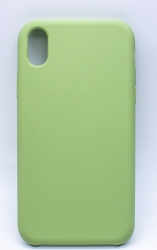 Чехол силиконовый гладкий Soft Touch iPhone XR, зеленый №1,31 Чехол силиконовый гладкий Soft Touch iPhone XR, зеленый №1,31