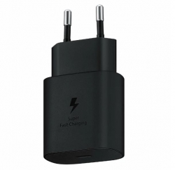 Сетевой адаптер для Samsung 25W USB-C, Orig, черный (упаковка)