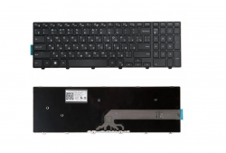 Клавиатура для ноутбука Dell 15-3000 черная Клавиатура для ноутбука Dell 15-3000 черная