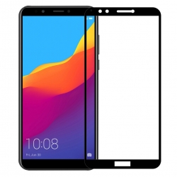Защитное стекло Huawei Honor 7С Pro/ Y7 Prime 2018/ Nova 2 Lite, черное