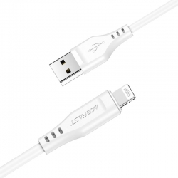 USB кабель Lightning ACEFAST C3-02 (120см. 2.4A), белый USB кабель Lightning ACEFAST C3-02 (120см. 2.4A), белый