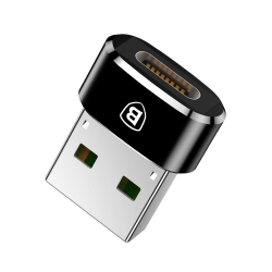 Адаптер-переходникType-C на USB-A3.0 Baseus, черный Адаптер-переходникType-C на USB-A3.0 Baseus, черный