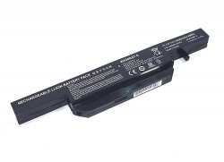 АКБ для ноутбука Clevo W650-3S2P 11.1V 5200mAh (OEM) черная