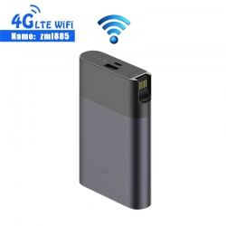 Внешний аккумулятор Power Bank 10000 mAh Xiaomi ZMI MF885 с 4G модемом, черный Внешний аккумулятор Power Bank 10000 mAh Xiaomi ZMI MF885 с 4G модемом, черный