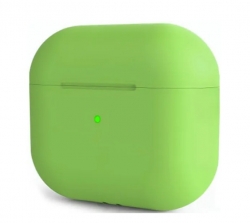 Чехол-бокс для Apple Airpods 3 силиконовый, зеленый №20