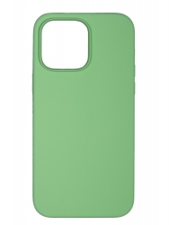 Чехол силиконовый гладкий Soft Touch iPhone 16 Pro Max, ярко-зеленый (закрытый низ)