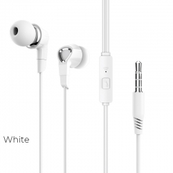 Наушники проводные BOROFONE BM47 Dream universal earphones 3.5mm, белые
