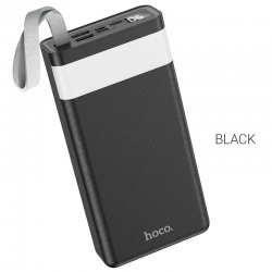 Внешний аккумулятор Power Bank 30000 mAh HOCO J73 Powerful, черный Внешний аккумулятор Power Bank 30000 mAh HOCO J73 Powerful, черный