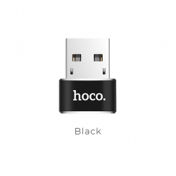 Переходник HOCO UA6 с разъема Type-C на USB Переходник HOCO UA6 с разъема Type-C на USB