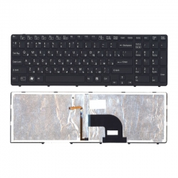 Клавиатура для ноутбука Sony Vaio SVE15 черная Клавиатура для ноутбука Sony Vaio SVE15 черная