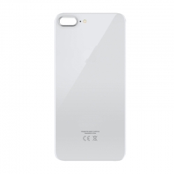 Задняя крышка iPhone 8 Plus стеклянная со стеклом камеры, белая