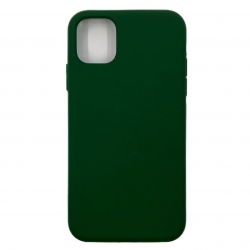 Чехол силиконовый гладкий Soft Touch iPhone 11, зеленый лес №54 (закрытый низ)