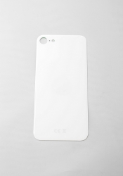 Задняя крышка iPhone SE 2020 стеклянная, легкая установка, белая (CE)