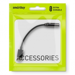 Переходник Smartbuy с разъема Type-C на разъем 3.5 AUX, черный
