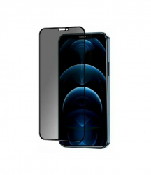 Защитное стекло iPhone 12/ 12 Pro Антишпион, черное Защитное стекло iPhone 12/ 12 Pro Антишпион, черное