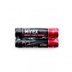 Батарейка Mirex R03 AAA/мизинчиковая 2шт (1,5v, солевая) цена за 1 шт