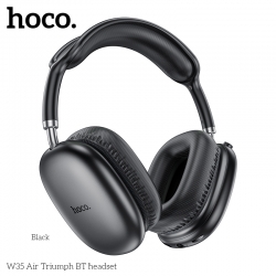 Беспроводные внешние наушники HOCO W35 Air Triumph BT headset, черные Беспроводные внешние наушники HOCO W35 Air Triumph BT headset, черные