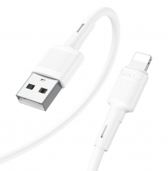 USB кабель Lightning HOCO X83 Victory (100см. 2.4A), белый