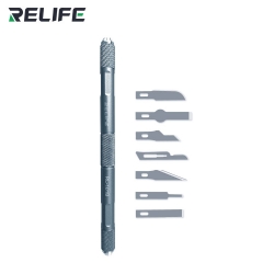 Скальпель RELIFE RL-101B с набором сменных лезвий (8 в 1) Скальпель RELIFE RL-101B с набором сменных лезвий (8 в 1)