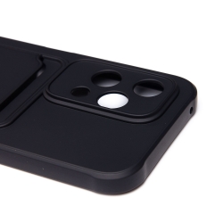 Чехол силиконовый с визитницей Huawei Honor 200 lite, черный