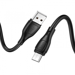 USB кабель micro USB HOCO X61 Ultimate silicone (100см. 2.4A), черный USB кабель micro USB HOCO X61 Ultimate silicone (100см. 2.4A), черный