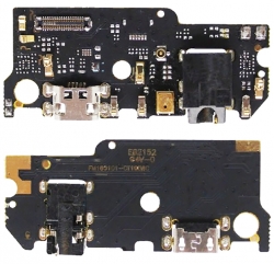 Шлейф Meizu M6s с разъемом зарядки и микрофоном (нижняя плата)