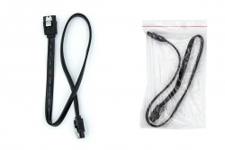 Кабель SATA3.0 - SATA3.0 6Gb/s 40см черный (в пакетике) Кабель SATA3.0 - SATA3.0 6Gb/s 40см черный (в пакетике)