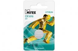 Батарейка Mirex CR1616 (3V, литиевая) 1шт Батарейка Mirex CR1616 (3V, литиевая) 1шт