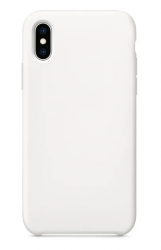Чехол силиконовый гладкий Soft Touch iPhone XS Max, белый №9