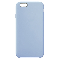Чехол силиконовый гладкий Soft Touch iPhone 6 Plus/ 6S Plus, голубой (без логотипа)