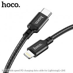 USB-C кабель HOCO X14 PD 20W Type-C to Lightning (200см), черный USB-C кабель HOCO X14 PD 20W Type-C to Lightning (200см), черный
