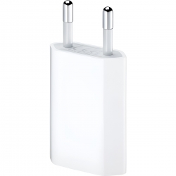 Сетевой USB адаптер 1000mAh orig (плоский) (MD813ZM/A), белый (упаковка)