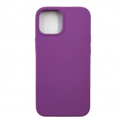 Чехол силиконовый гладкий Soft Touch iPhone 13 mini, сливовый