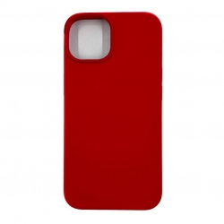 Чехол силиконовый гладкий Soft Touch iPhone 14, гранатовый №25 (закрытый низ) Чехол силиконовый гладкий Soft Touch iPhone 14, гранатовый №25 (закрытый низ)